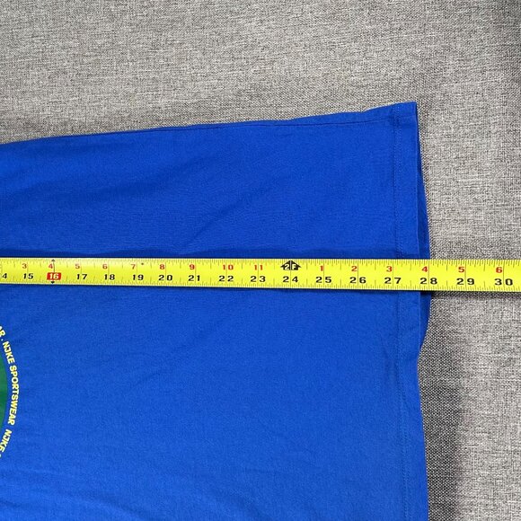 The Nike Tee Shirt Men's Medium Crew Neck Athletic Cut Blue Sportswear Club 1972 - Picture 9 of 10